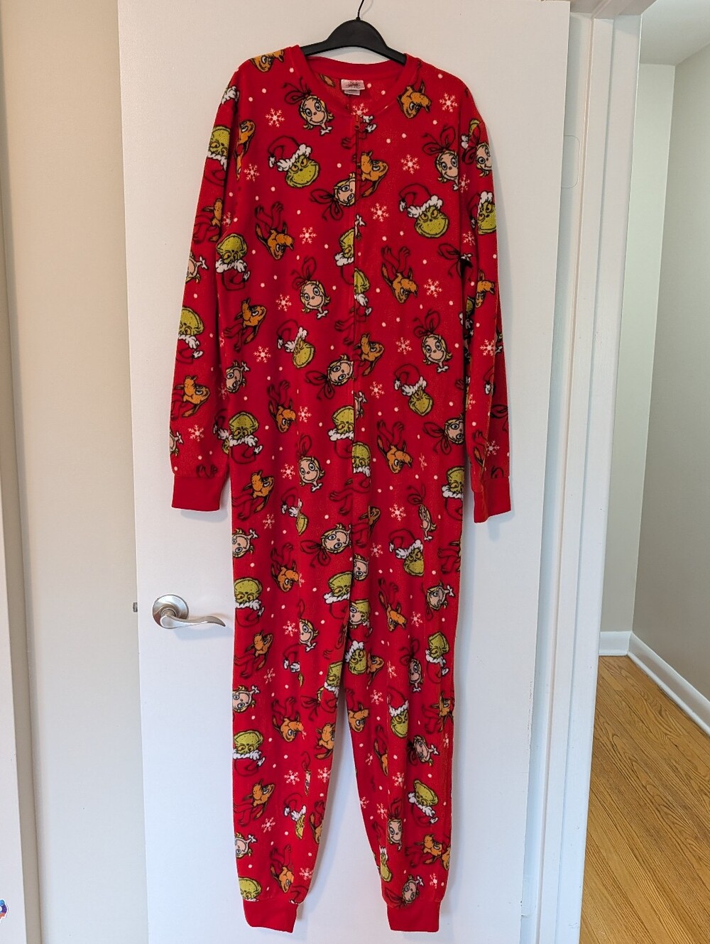 The Grinch Christmas One-Piece Pajama Unisex size L